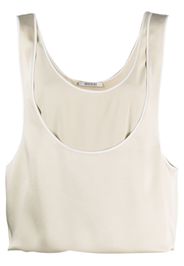 Gauchère Mirros sleeveless tank top - Neutrals