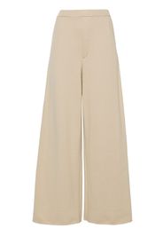 Gauchère wide-leg jersey trousers - Neutrals