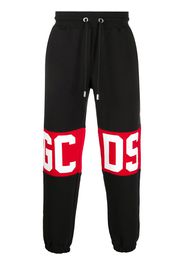 logo print track pants