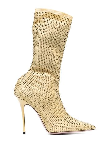 Gedebe Logan crystal-embellished boots - Yellow