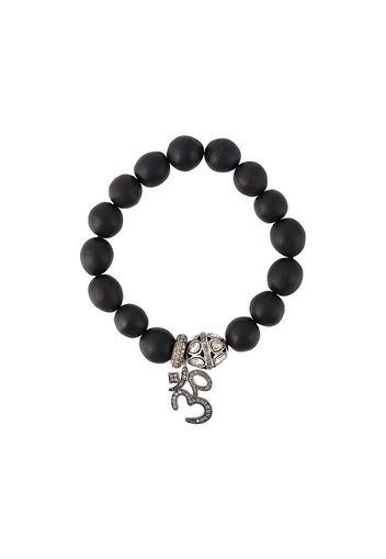 Gemco diamond charm bead bracelet - Black