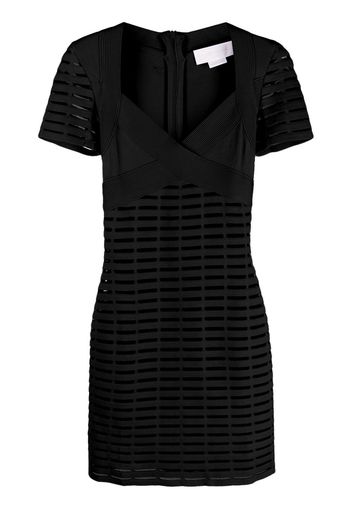 Genny cut-out mini dress - Black