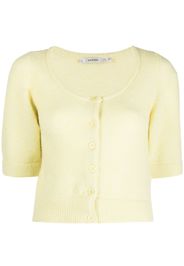 Gestuz button-up knitted cardigan - Yellow