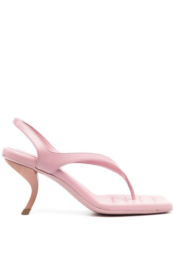 GIABORGHINI Rosie leather sandals - Pink