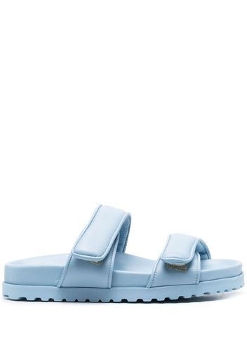 GIABORGHINI side touch-strap fastening sandals - Blue