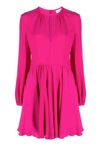 Giambattista Valli long-sleeved minidress - Pink