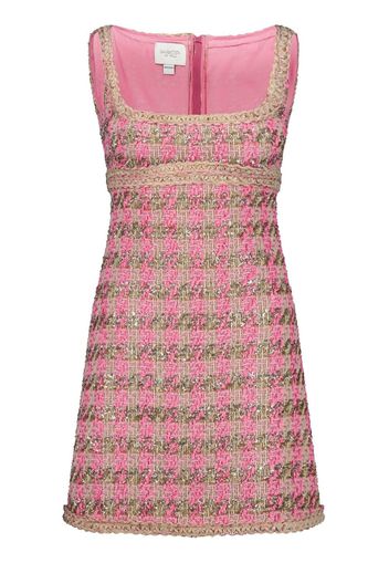 Giambattista Valli lurex tweed minidress - Pink