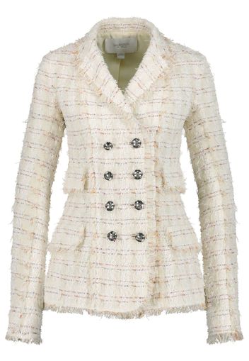 Giambattista Valli bouclé double-breasted blazer - Neutrals