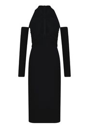 Giambattista Valli off-shoulder knitted dress - Black