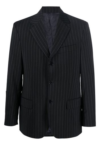 Gianfranco Ferré Pre-Owned 1990s notched lapels pinstripe blazer - Blue