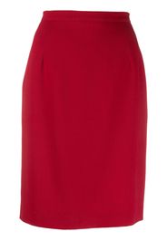 Gianfranco Ferré Pre-Owned 1990s high-waisted pencil skirt - Red