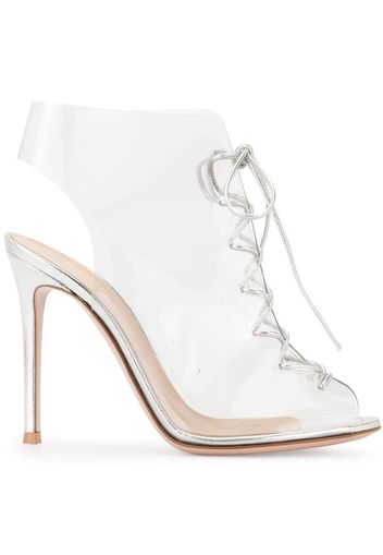 Gianvito Rossi Helmut lace-up boots - Silver