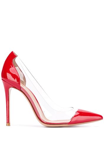 Gianvito Rossi Plexi pumps - Red