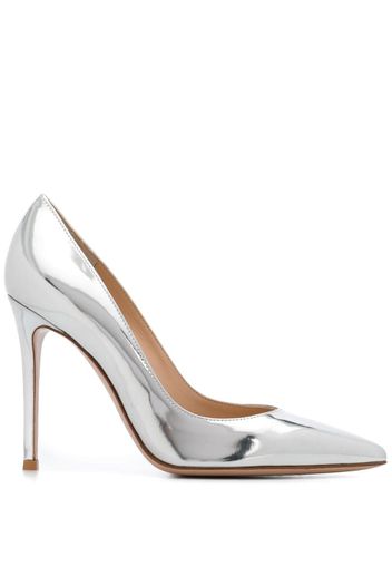 metallic pointed pumps