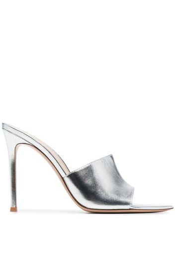 Gianvito Rossi metallic stiletto sandals - Grey