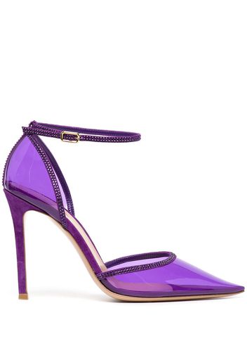 Gianvito Rossi Crystal Sabin crystal pumps - Purple