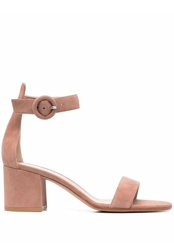 Gianvito Rossi strappy 60mm suede sandals - Neutrals