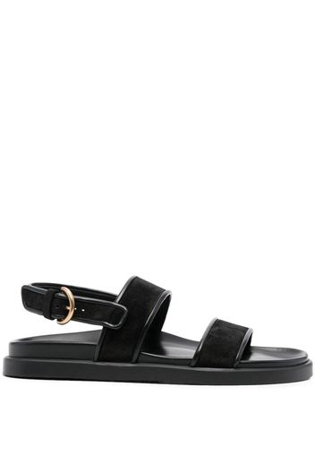 Gianvito Rossi buckle open-toe sandals - Black