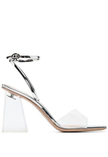 Gianvito Rossi Cosmic 85mm block heel sandals - Neutrals