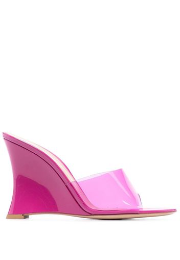 Gianvito Rossi 95mm wedge sandals - Pink