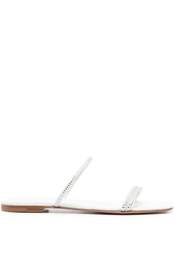 Gianvito Rossi Cannes leather sandals - White