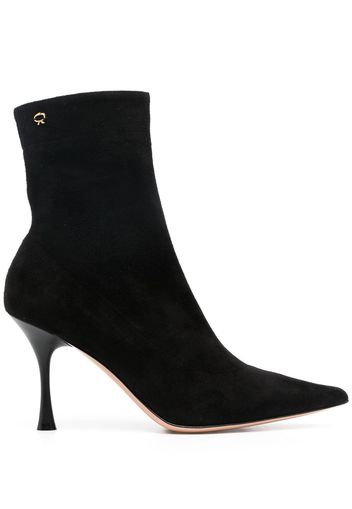 Gianvito Rossi Dunn 85mm suede boots - Black