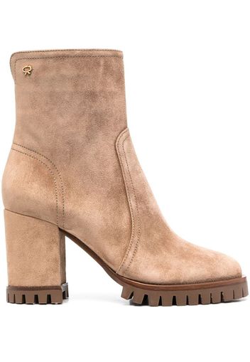 Gianvito Rossi Timber 70mm suede boots - Neutrals