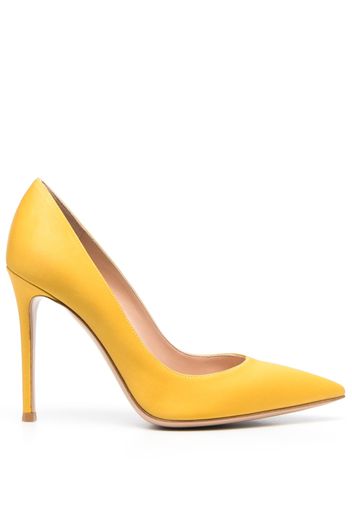 Gianvito Rossi Gianvito 105mm stiletto pumps - Yellow