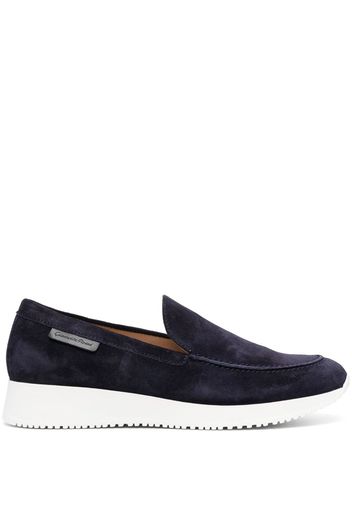 Gianvito Rossi Yatchclub suede loafers - Blue