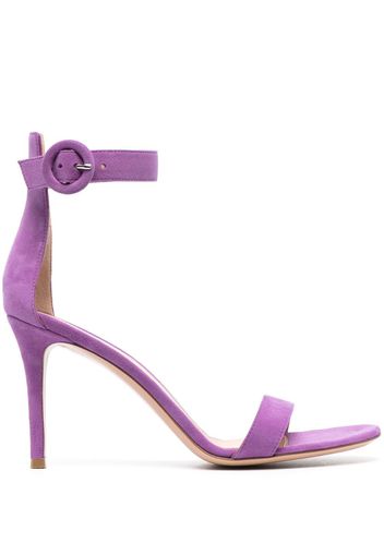 Gianvito Rossi Portofino 85mm suede sandals - Purple