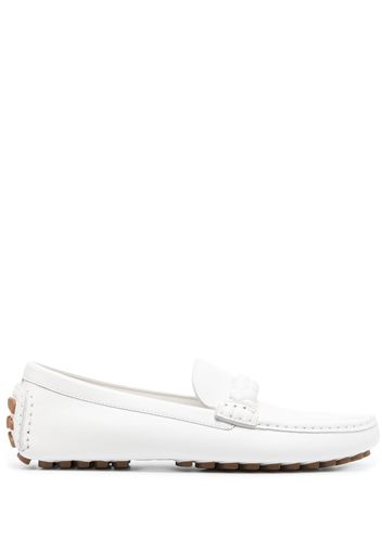 Gianvito Rossi Monza leather loafers - White