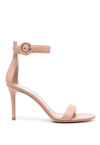 Gianvito Rossi Portofino 100mm leather sandals - Pink