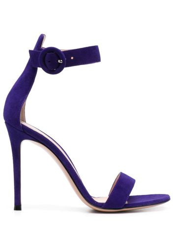 Gianvito Rossi Portofino 105mm suede sandals - Purple