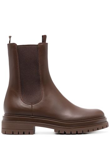 Gianvito Rossi leather Chelsea boots - Brown