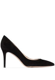 Gianvito Rossi black gianvito 85 suede leather pumps