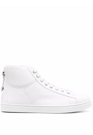 Gianvito Rossi leather high-top sneakers - White