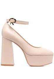 Gianvito Rossi Vernice 70mm platform pumps - Neutrals