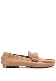 Gianvito Rossi Monza leather loafers - Brown