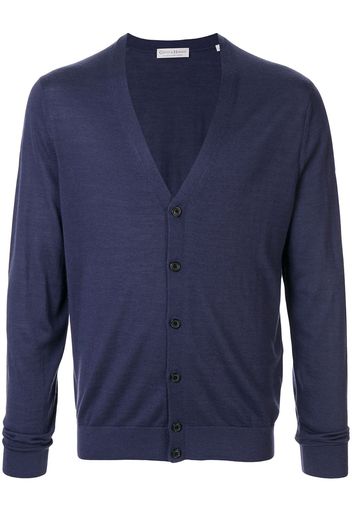 Gieves & Hawkes loose fit cardigan - Blue