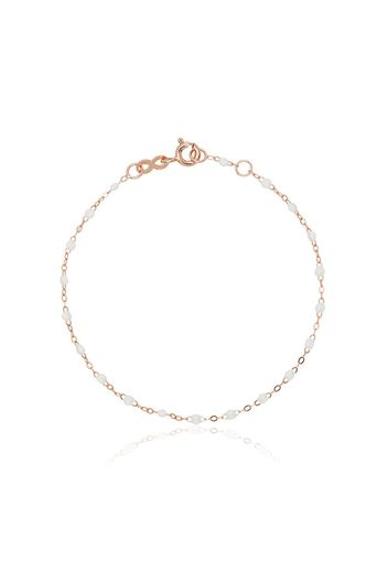 Gigi Clozeau 18k rose gold white beaded bracelet