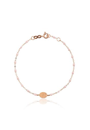 Gigi Clozeau 18k rose gold pink beaded bracelet