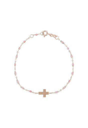 Gigi Clozeau 18kt rose gold Cross Charm Classic bracelet - Metallic