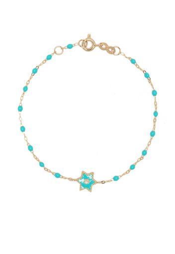 Gigi Clozeau 18kt yellow gold Étoile diamond bracelet - Blue