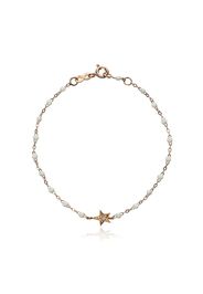 Gigi Clozeau white RG star diamond and rose gold bracelet