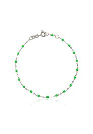 Gigi Clozeau 18K white gold green beaded bracelet