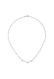 Gigi Clozeau black RG bead diamond and rose gold necklace