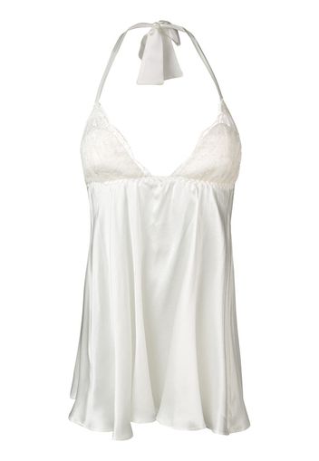 Gilda & Pearl Lovers Of Montparnasse babydoll chemise - White