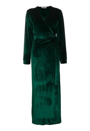 long-length silk robe