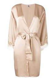 Gilda & Pearl Gina short kimono - Neutrals