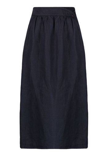 Giorgio Armani Pre-Owned 1990s knee-length wrap skirt - Blue